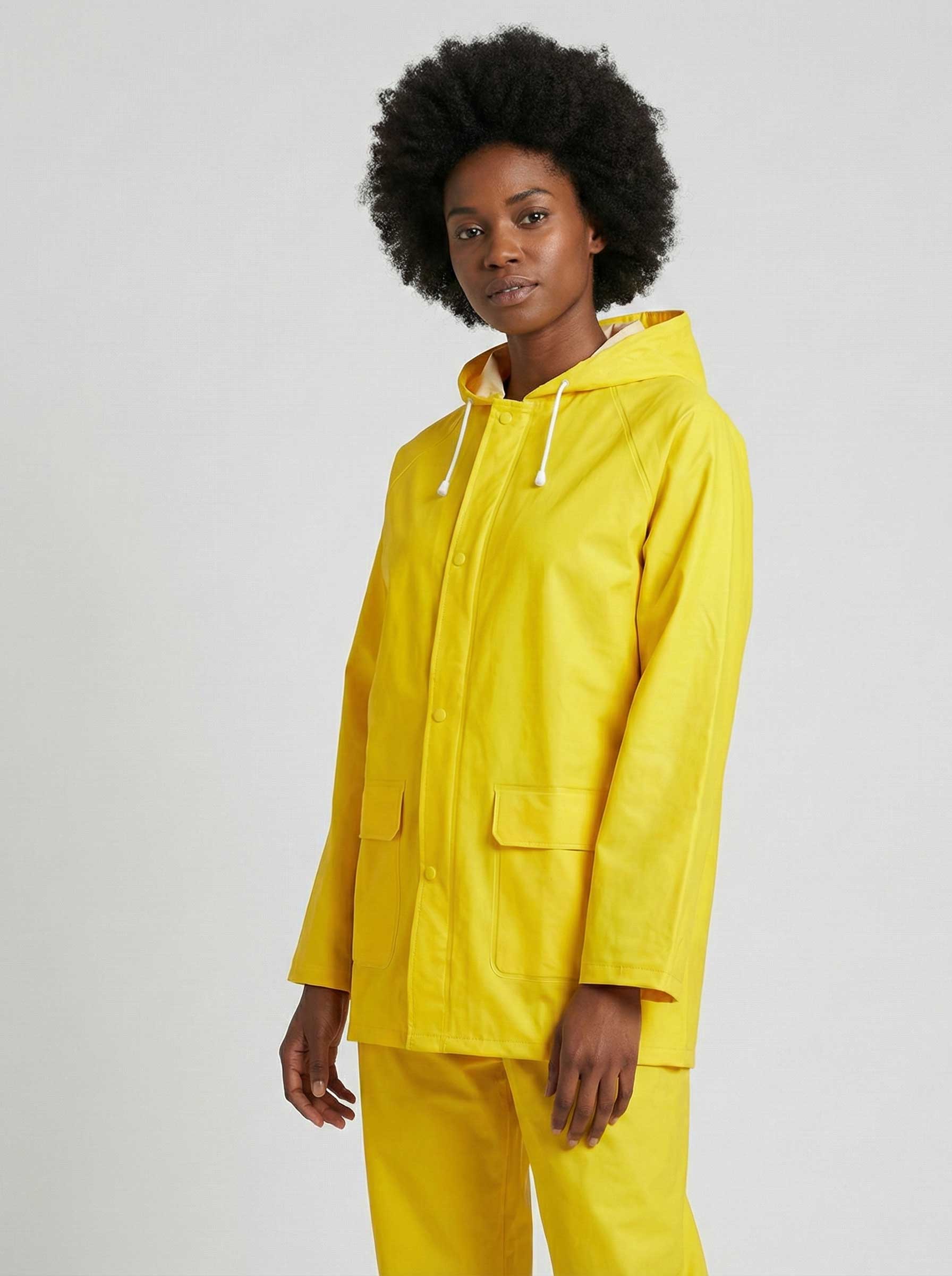 Yellow Rubberized Rain Suit