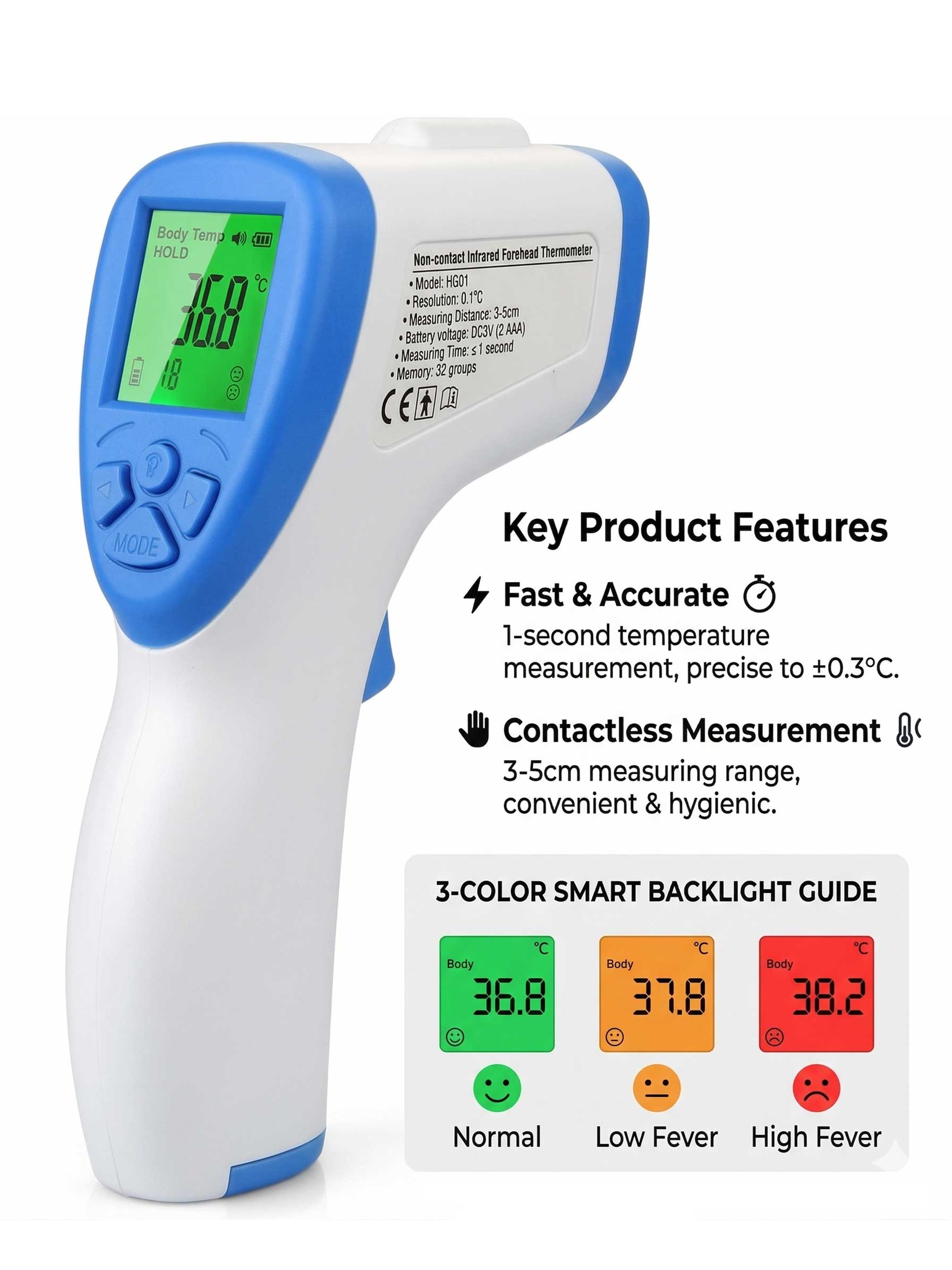 Infrared Thermometer (No Guarantee)