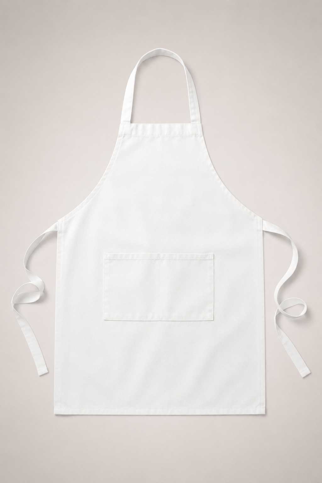 White Chef Apron