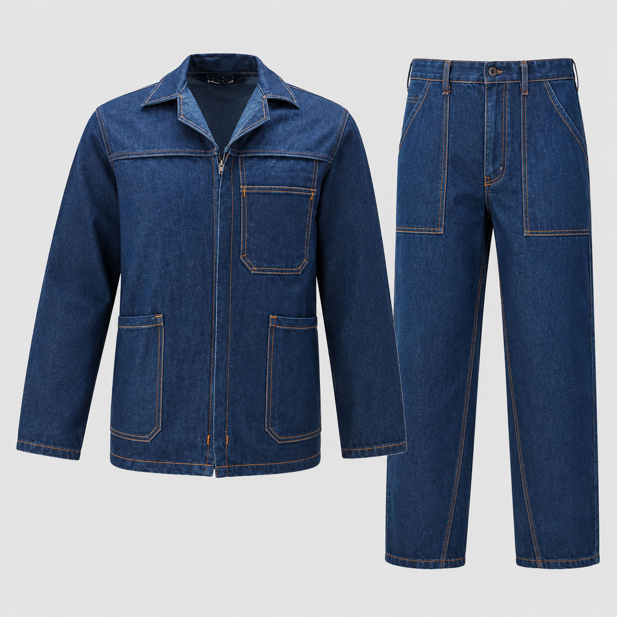 Denim Adult 2-Piece Conti-Suit Overall
