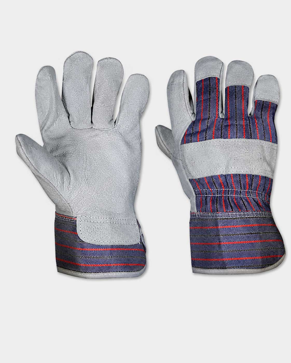 Chrome Candy Stripe Wrist Gloves