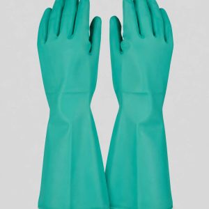 Green Nitrile Wrist Welding Gloves