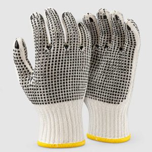 Double Sided Polka Dot Wrist Gloves