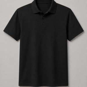 Black Adult Basic Piqué Golfer ±200g