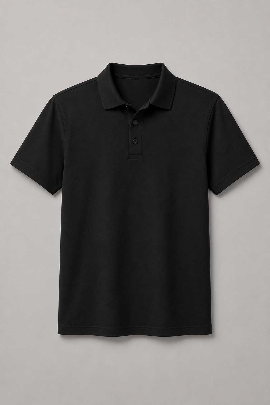 Black Adult Basic Piqué Golfer ±200g
