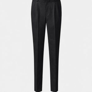 Two Pleat Trousers (MSJ) - Black