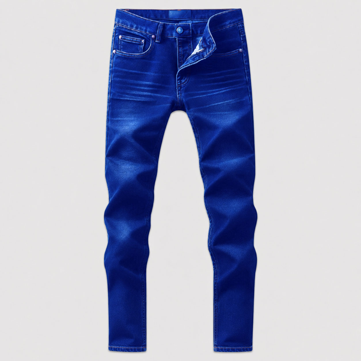 Navy Denim Jean Slim Stretch