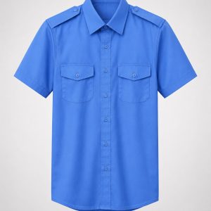 Short Sleeve Pilot Shirt - White