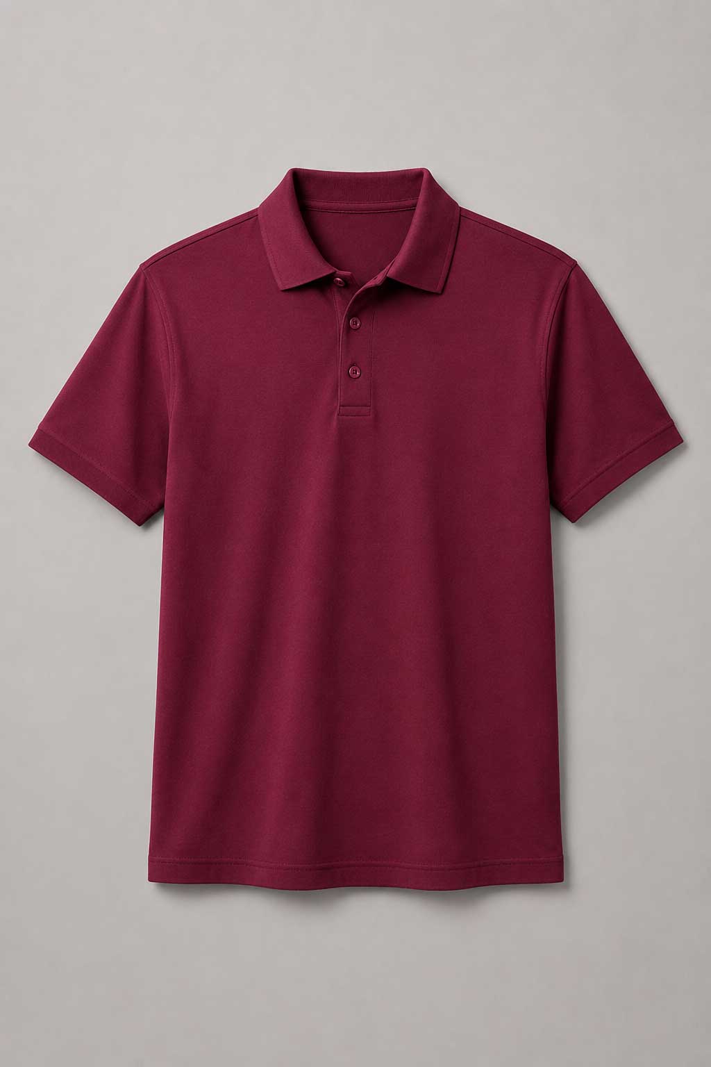 Burgundy Adult Basic Piqué Golfer ±200g