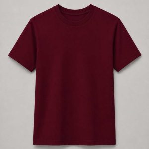 Burgundy Kids Superior Piqué Golfer ±200g
