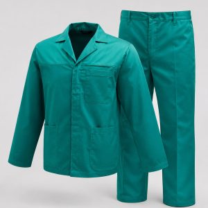 Emerald Green Adult Premium Polycotton Twill 2-Piece Conti-Suit Overall