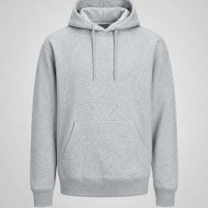 Grey Fleece Hoodie ±300g Adult