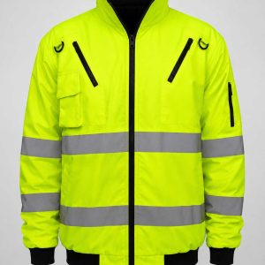 Lime Adult Bunny Jacket with Zip-Off Sleeves