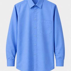 Long Sleeve Lounge Shirt - Time Blue