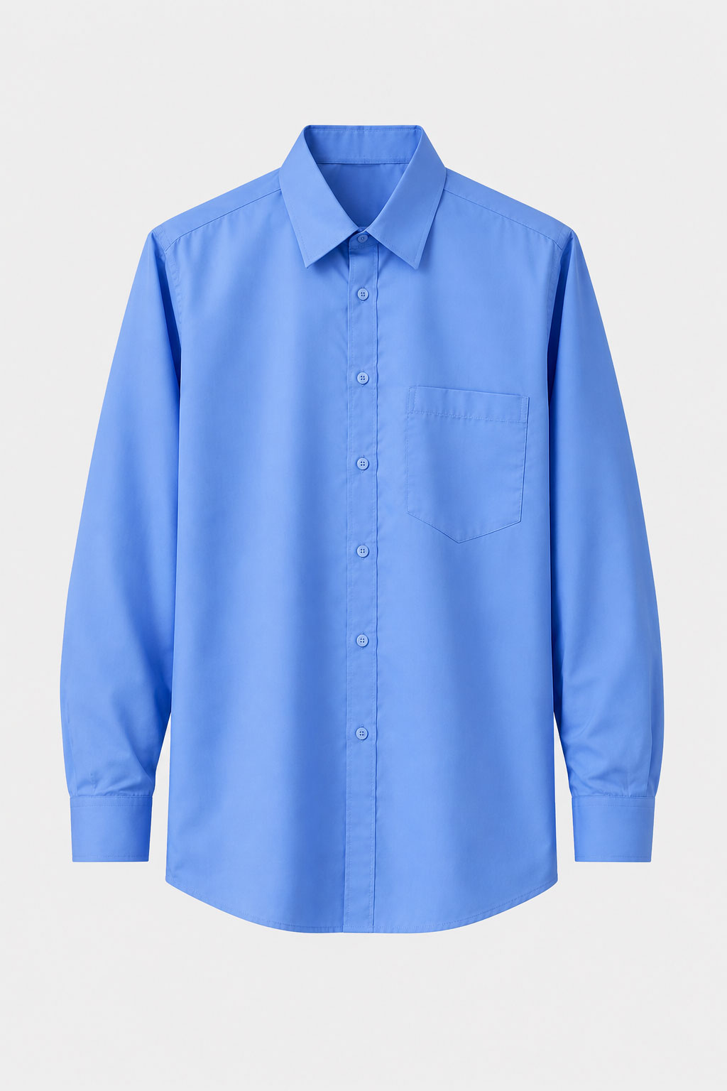 Long Sleeve Lounge Shirt - Time Blue