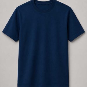Navy Blue T-Shirt 100% Cotton ±180g Adult