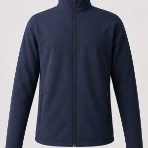 Navy Blue Adult Softshell Jacket ±240g