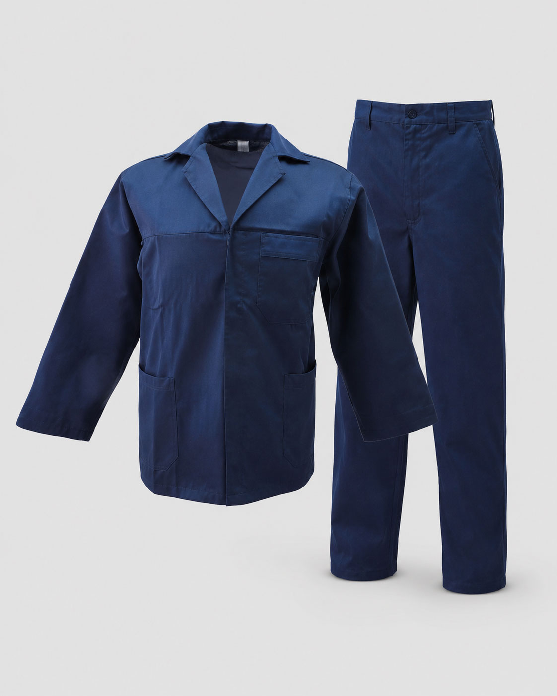 Navy Blue Adult Premium Polycotton Twill 2-Piece Conti-Suit Overall