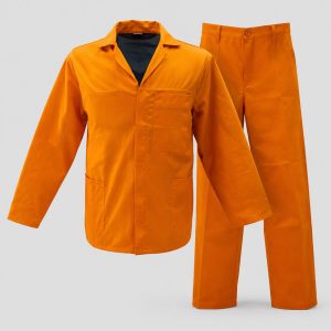 Orange Adult Premium Polycotton Twill 2-Piece Conti-Suit Overall