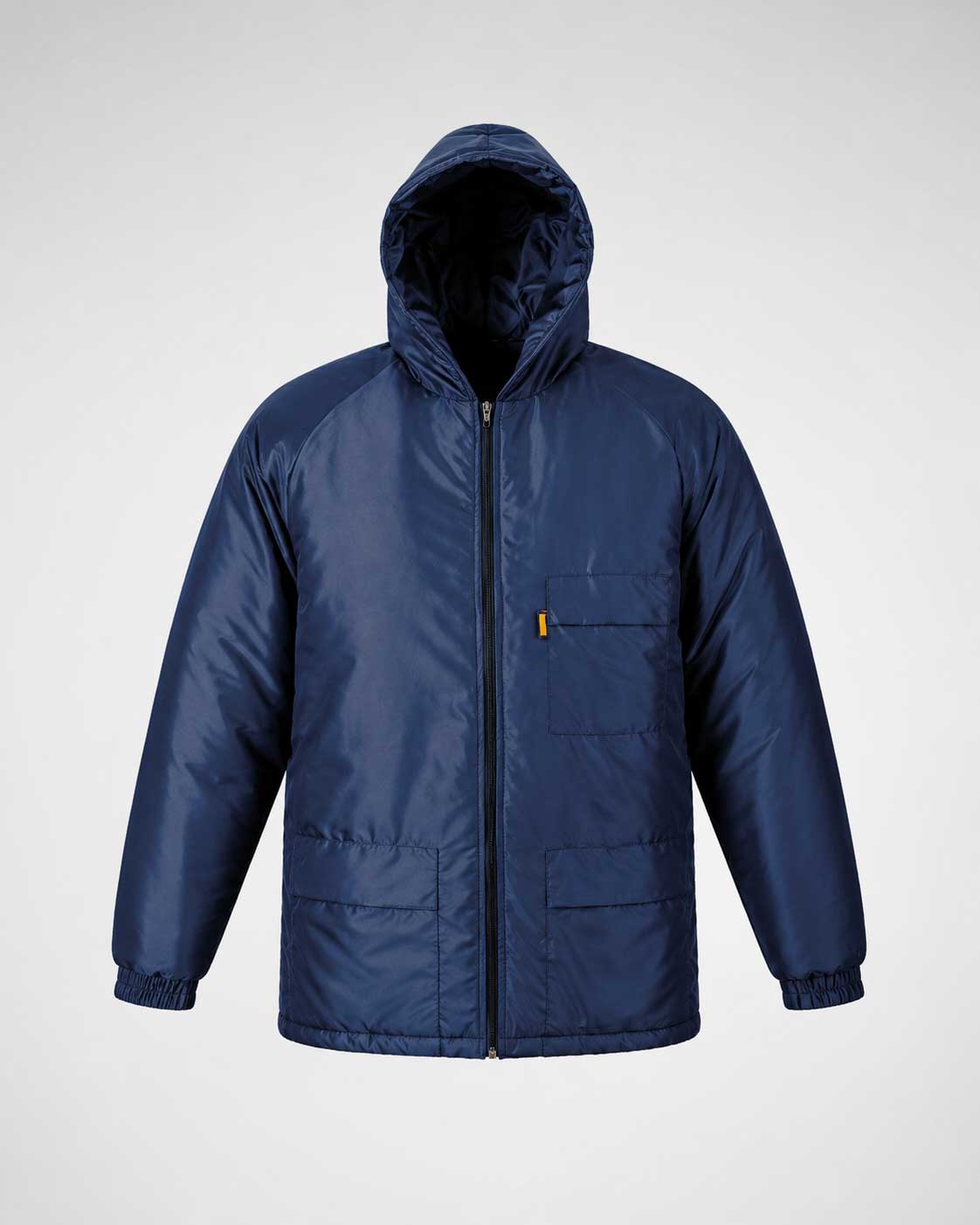 Navy Freezer Jacket with Hood