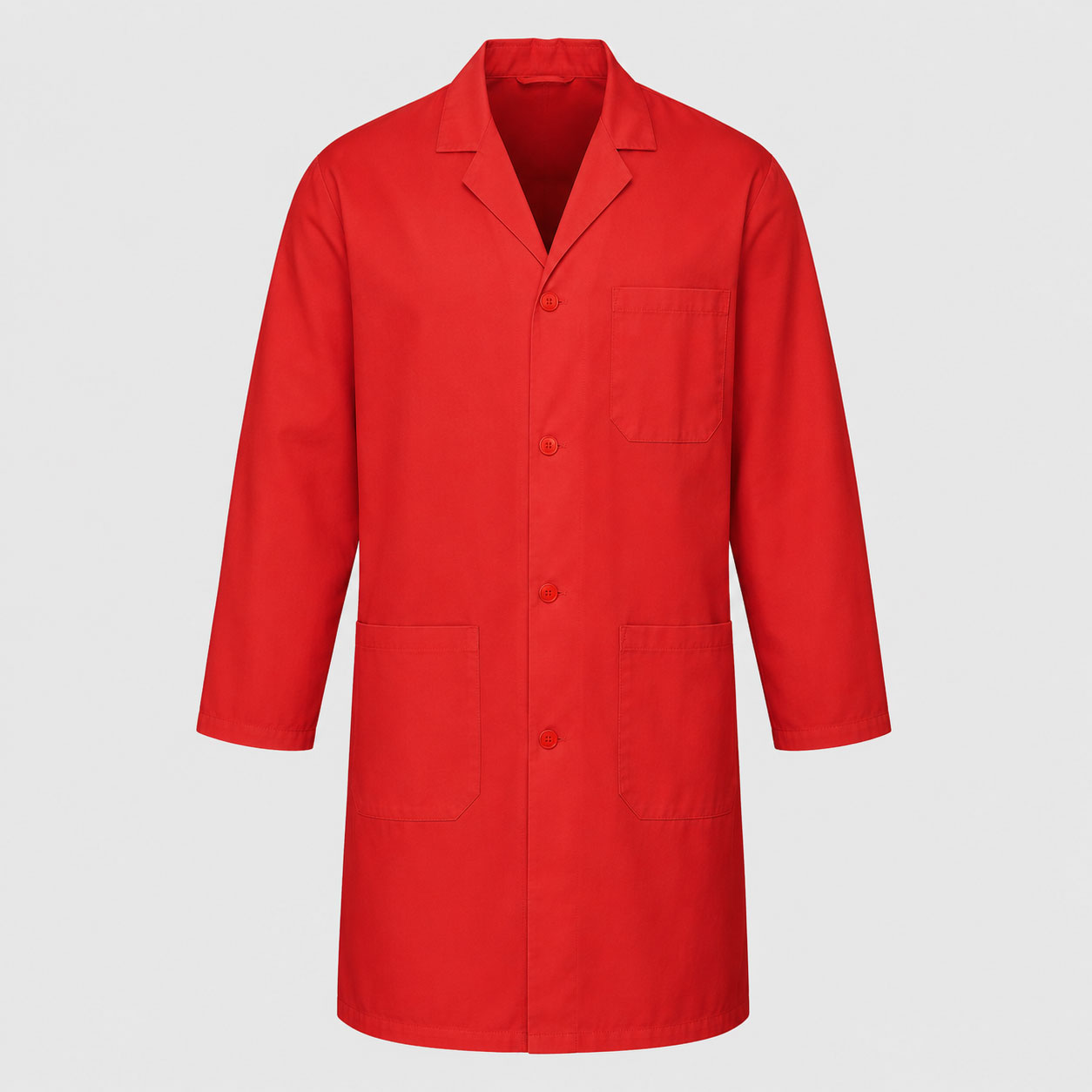 Red 1-Piece Dustcoat Adult