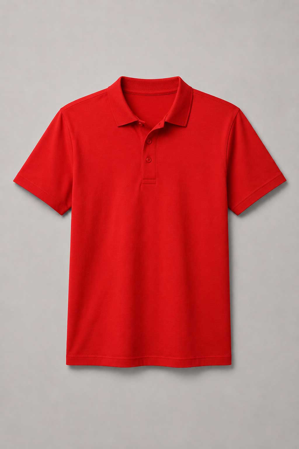 Red Adult Basic Piqué Golfer ±200g