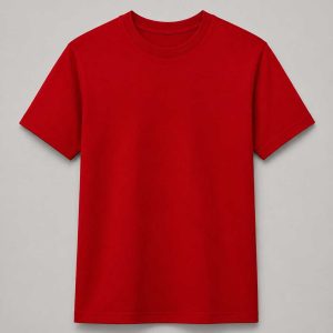 Red T-Shirt 100% Cotton ±180g