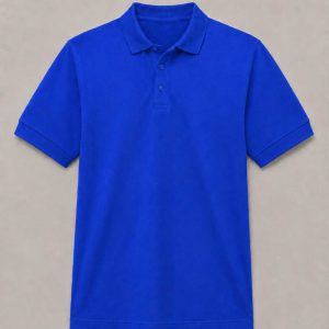 Royal Blue Adult Basic Piqué Golfer with Cuff ±180g