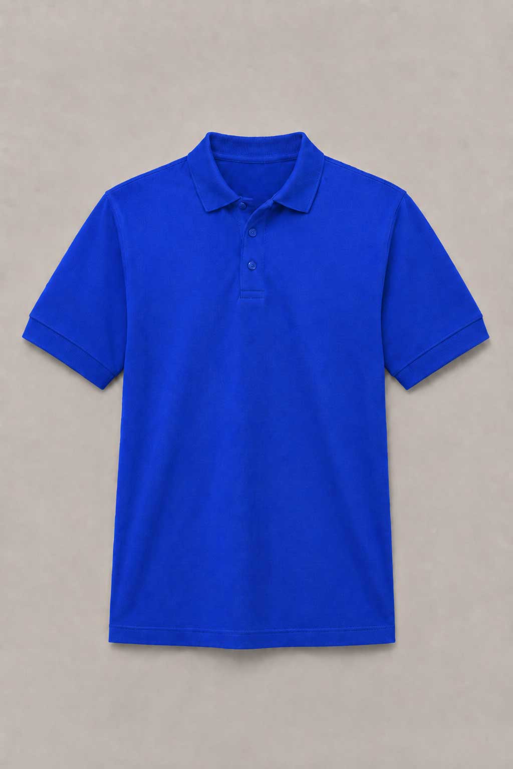 Royal Blue Adult Basic Piqué Golfer with Cuff ±180g