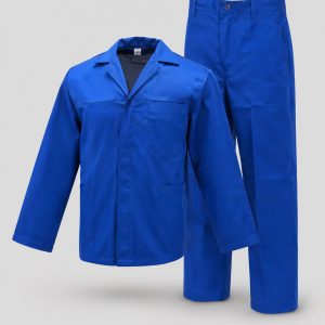 Royal Blue Adult Premium Polycotton Twill 2-Piece Conti-Suit Overall