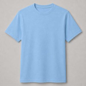 Sky Blue T-Shirt 100% Cotton ±180g