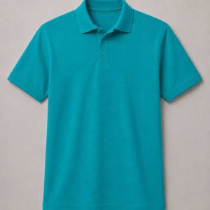 Turquoise Adult Basic Piqué Golfer ±200g