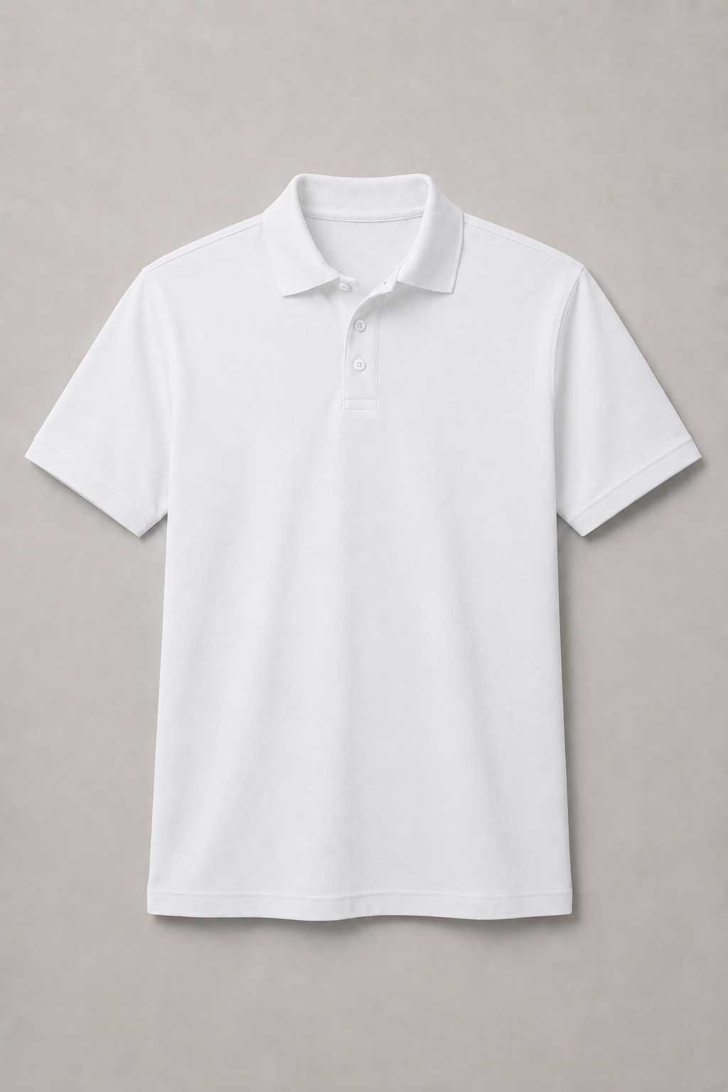 White Kids Superior Piqué Golfer ±200g