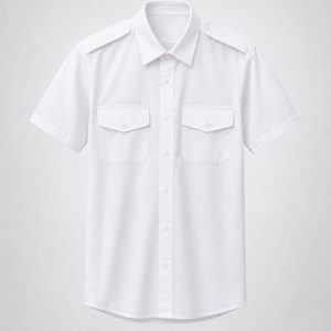 Short Sleeve Pilot Shirt - Time Blue