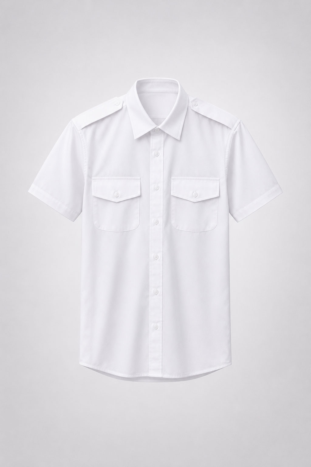 Short Sleeve Pilot Shirt - Time Blue