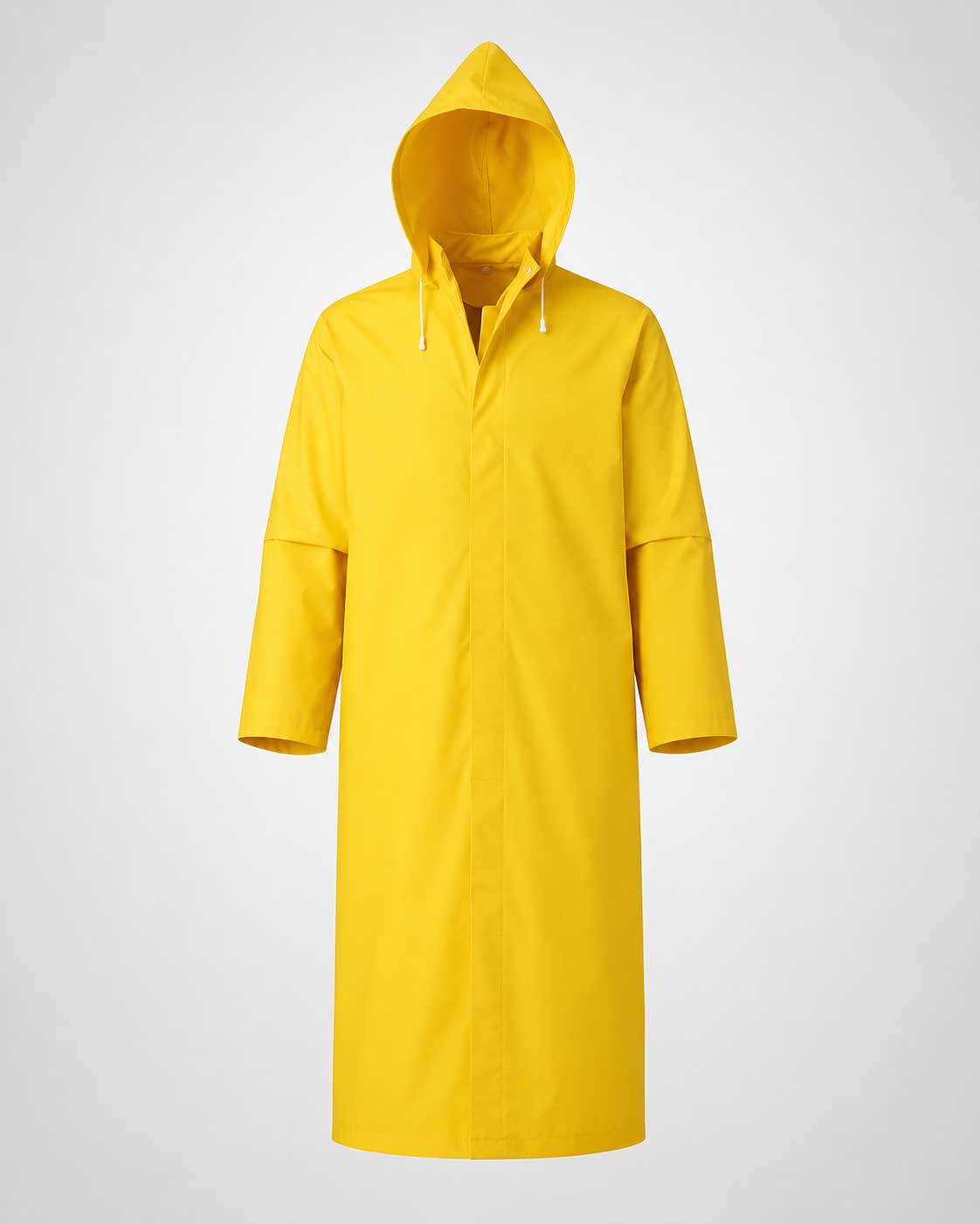 Yellow Rubberized Raincoat