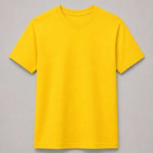 Yellow T-Shirt 100% Cotton ±180g
