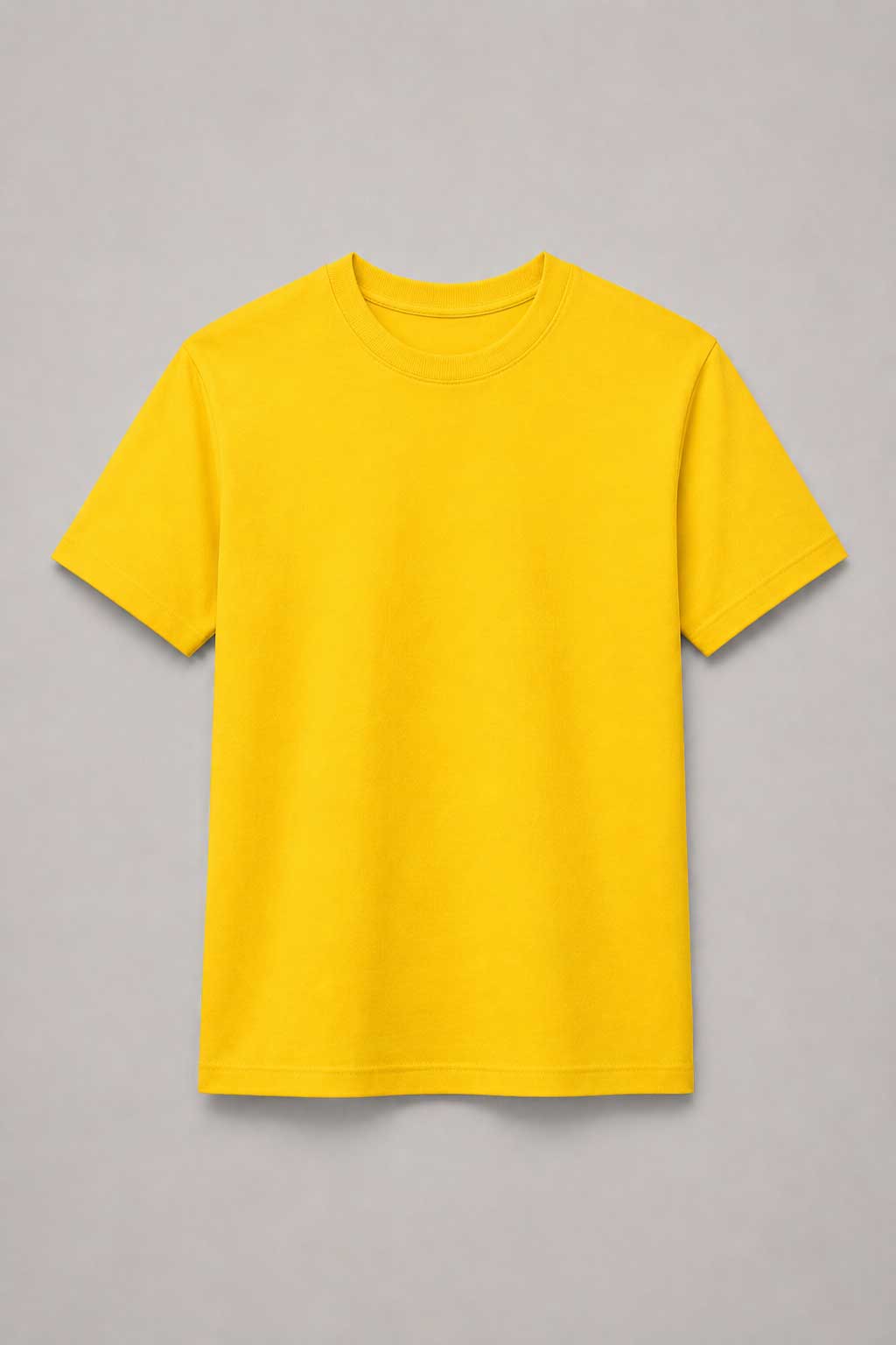 Yellow 7Tiger Premium Polycotton T-shirt ±160g Kids